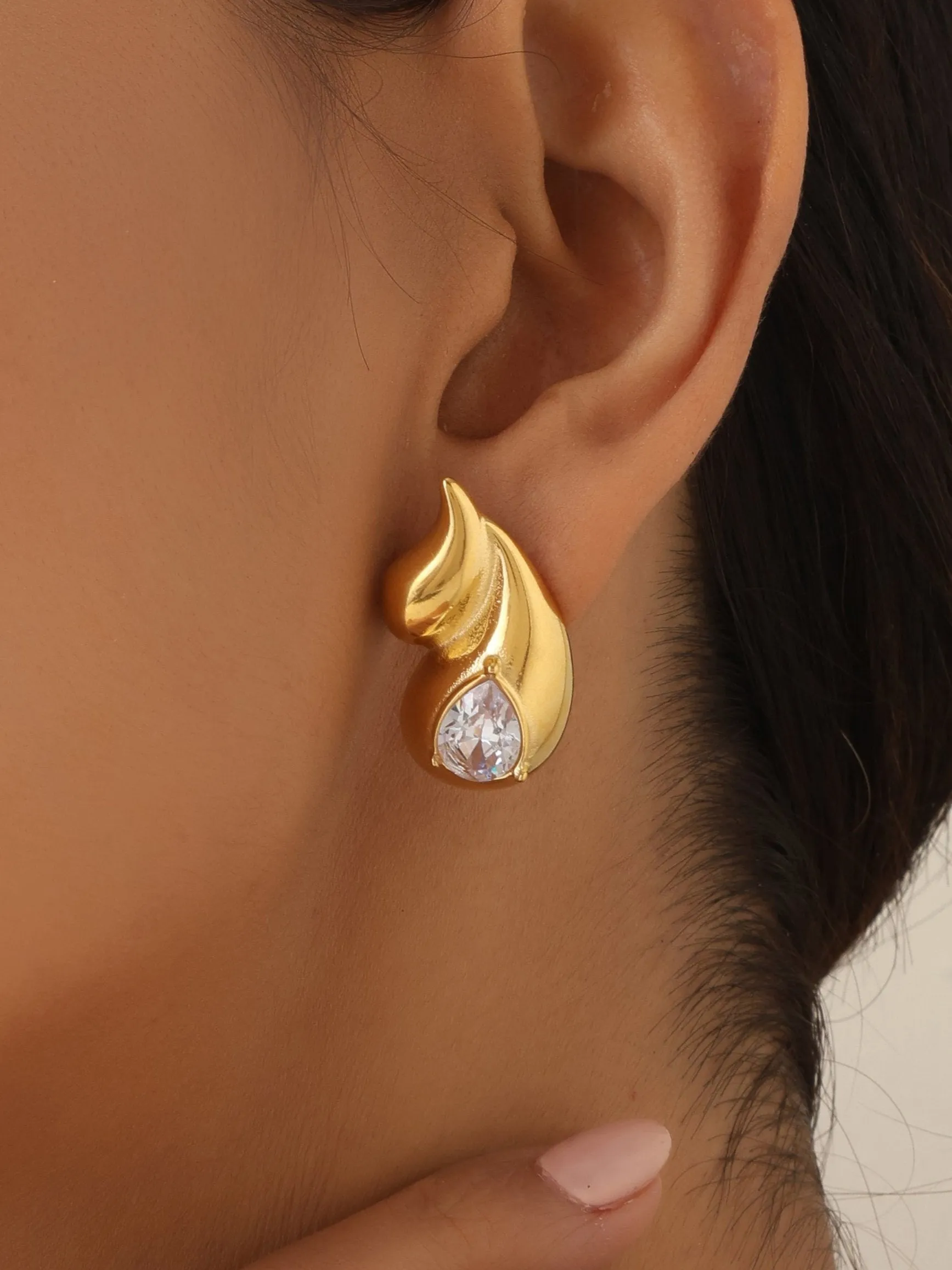 Twin Dew Earring