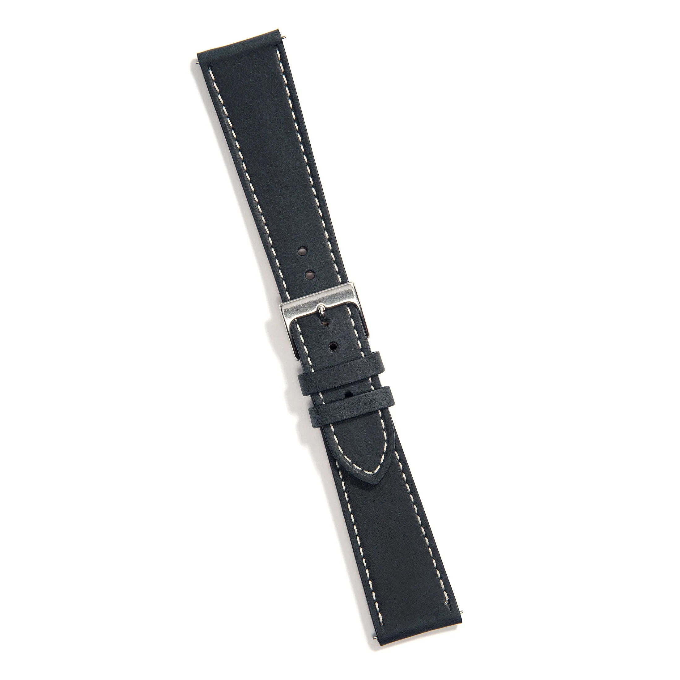 UNIVERSAL NAVY UNIVERSAL LEATHER WATCH STRAP