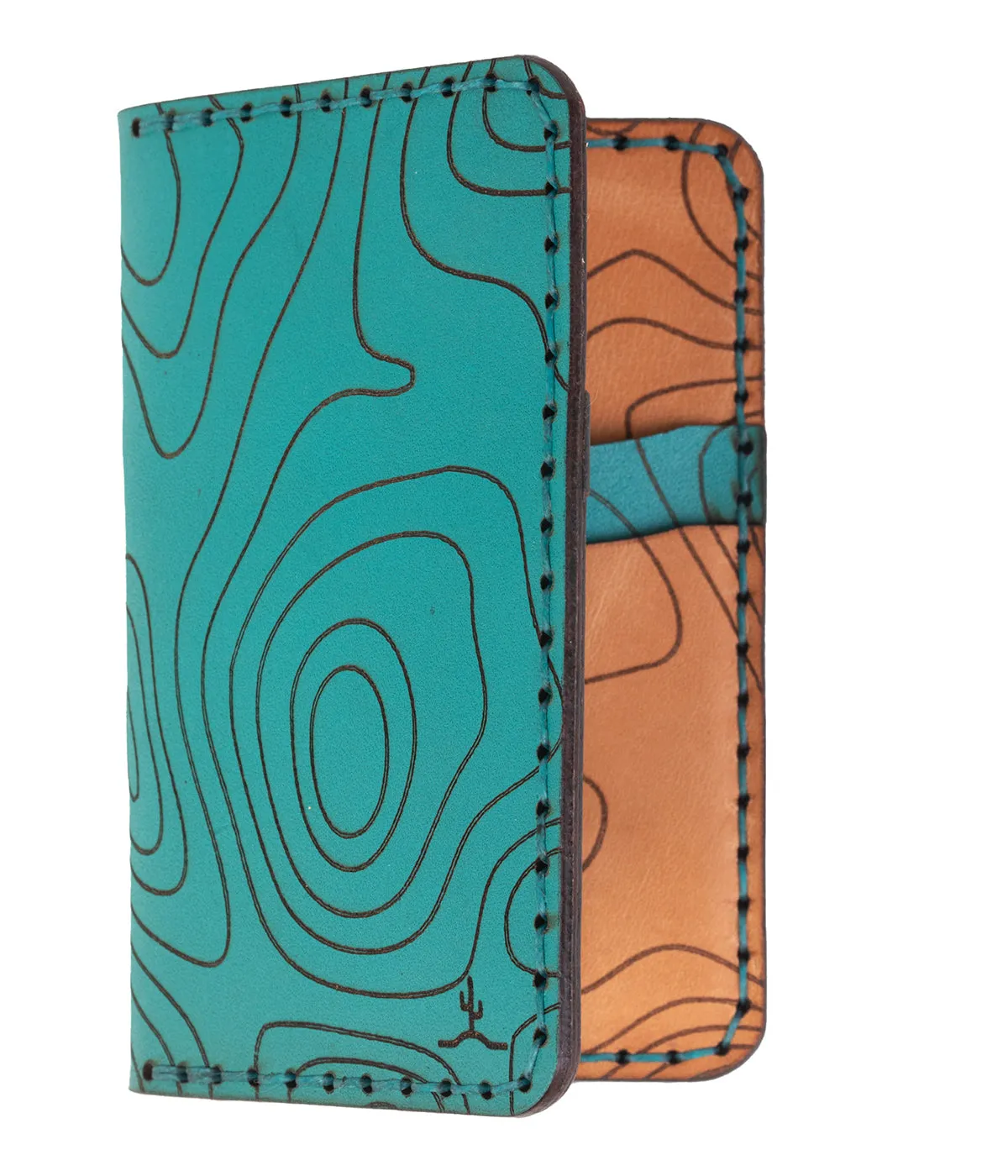 Vertical Wallet - Topo Sand & Sea