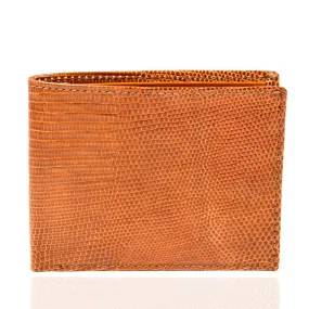 Wallet in Cognac Lizard