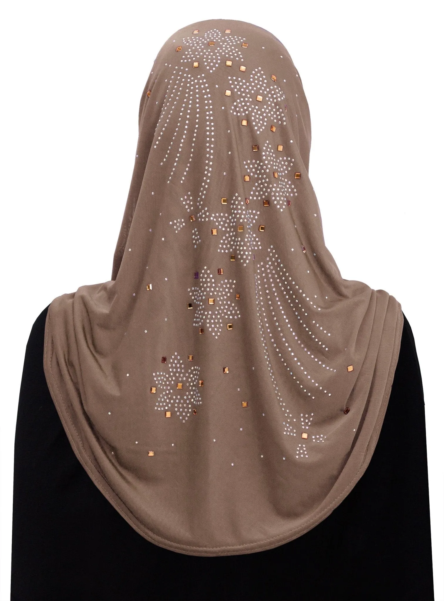 Wholesale 1 Dozen Aiyah Amira Hijab WOMEN'S 1 piece Lycra with Rhinestones