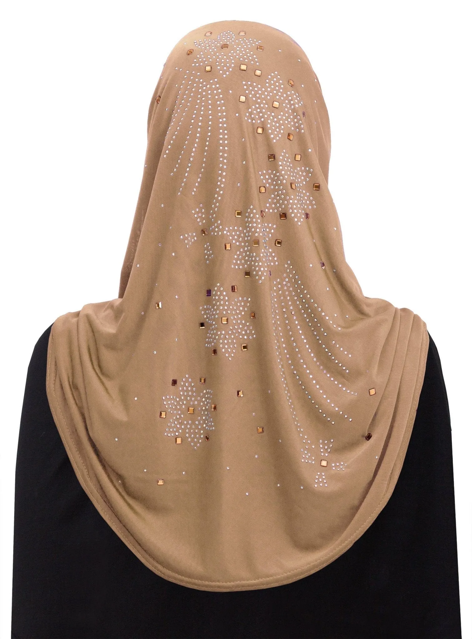 Wholesale 1 Dozen Aiyah Amira Hijab WOMEN'S 1 piece Lycra with Rhinestones