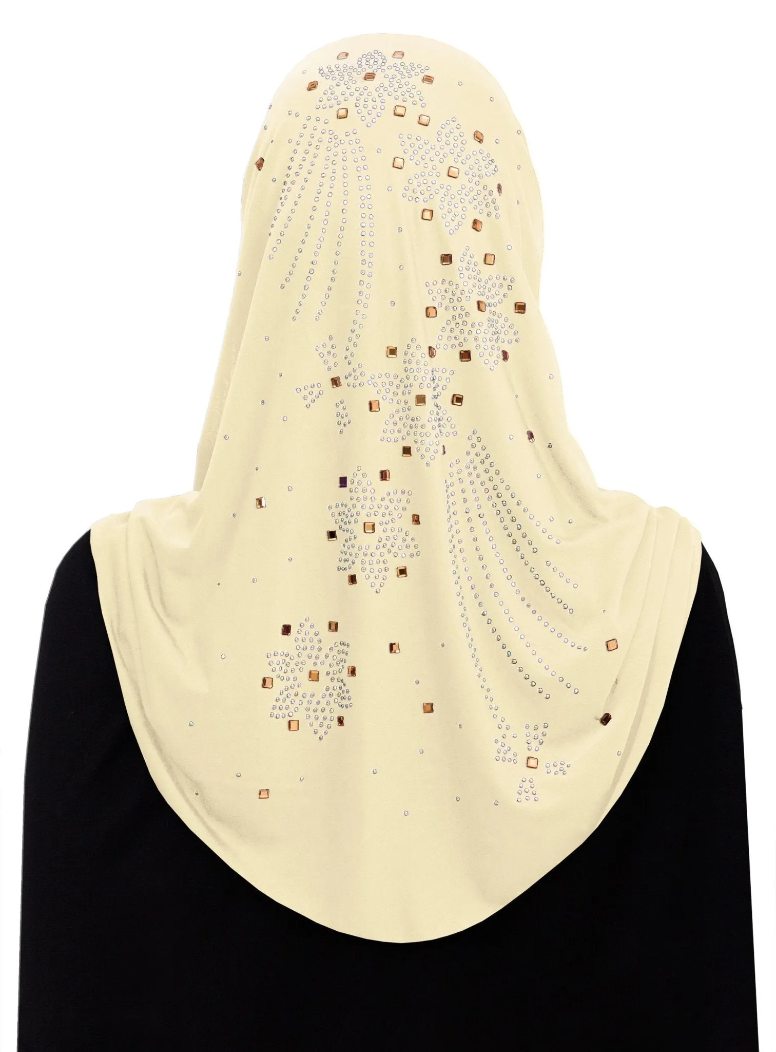 Wholesale 1 Dozen Aiyah Amira Hijab WOMEN'S 1 piece Lycra with Rhinestones