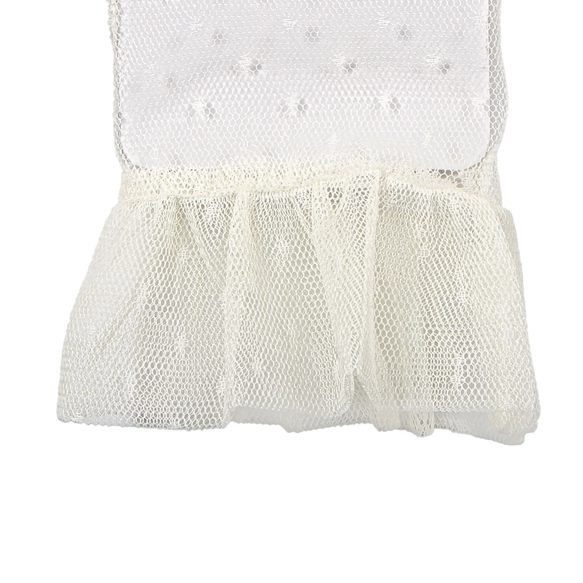 Women’s Tulle Gloves with Frilled Cuff